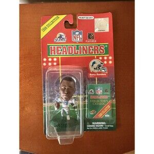 1998 Collection HEADLINERS Corinthian Figurine BARRY SANDERS Detroit Lions